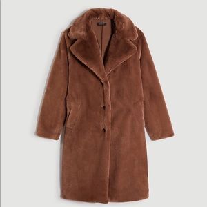 Ann Taylor Faux Fur Coat